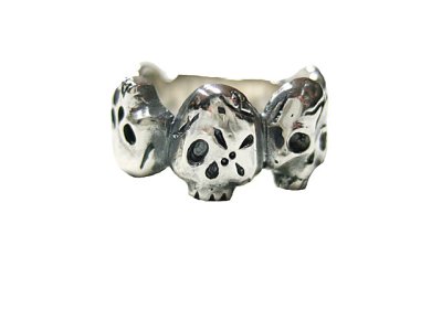 画像1: [DxAxM]-SKULL RING-