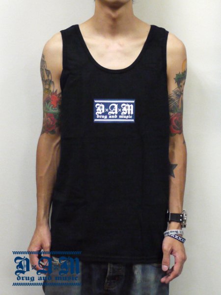 画像1: [DxAxM]-KLASSiC TANK TOP2-BLACK- (1)