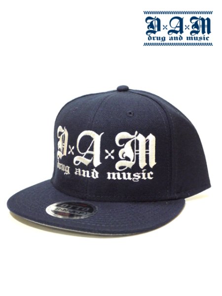 画像1: [DxAxM]-KLASSiC SNAP BACK CAP-NAVxNAV- (1)