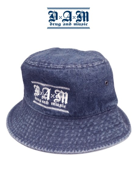 画像1: [DxAxM]-KLASSiC BUCKET HAT-DENIM BLUE- (1)