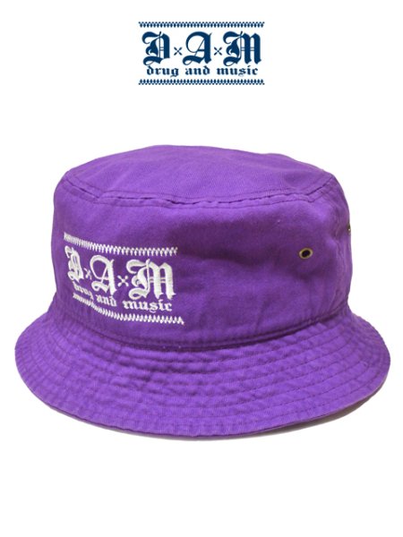 画像1: [DxAxM]-KLASSiC BUCKET HAT-PURPLE- (1)