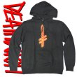 画像1: [DEATHWISH]-Gang Logo Blk/Fire Hoodie- (1)