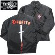 画像1: [Daggers]-Nylon&Quilted jacket-BLACK- (1)