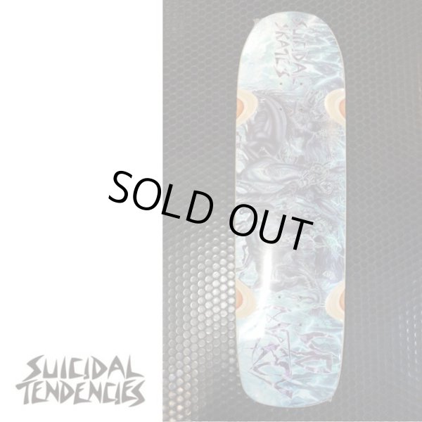 画像1: [SUICIDAL TENDENCIES]-Suicidal No Mercy Widespread Bloodshed Skateboard Deck 8.75" x 32.875"- (1)