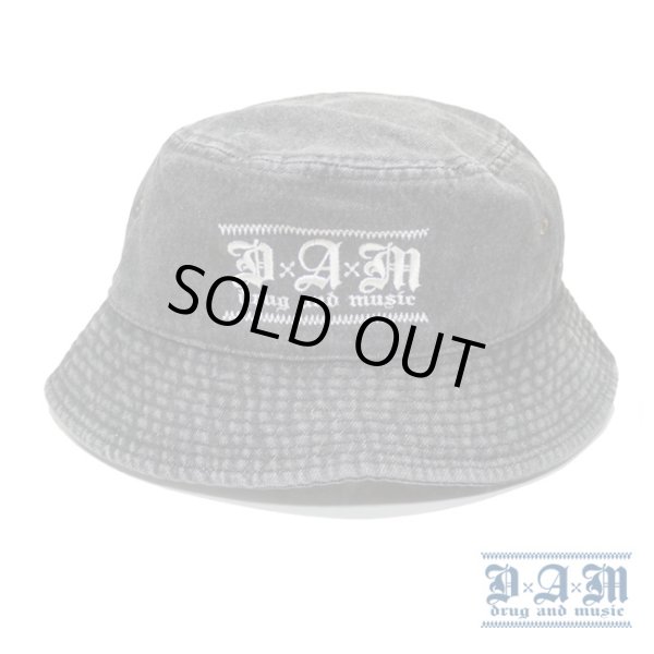 画像1: [DxAxM]-KLASSiC BUCKET HAT-DENIM BLACK- (1)
