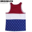 画像2: -SALE-[BROOKLYN CLOTH]-PIECED FLAG TANKTOP-RED/WHT/BLUE- (2)