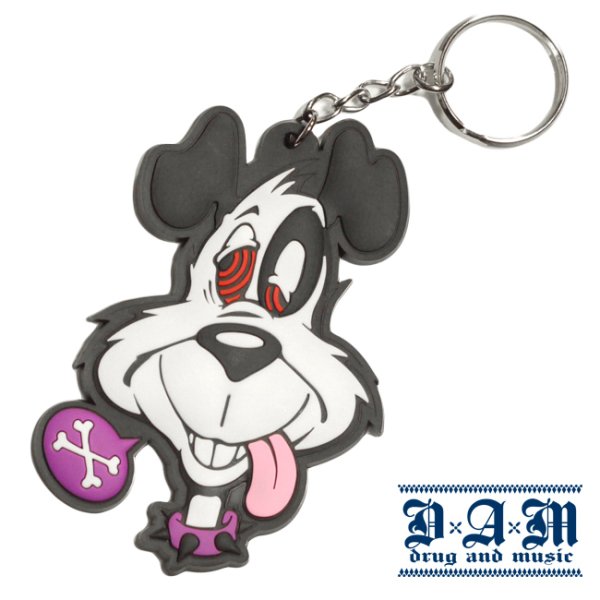 画像1: [DxAxM]-DOG KEYCHAIN-PURPLE- (1)