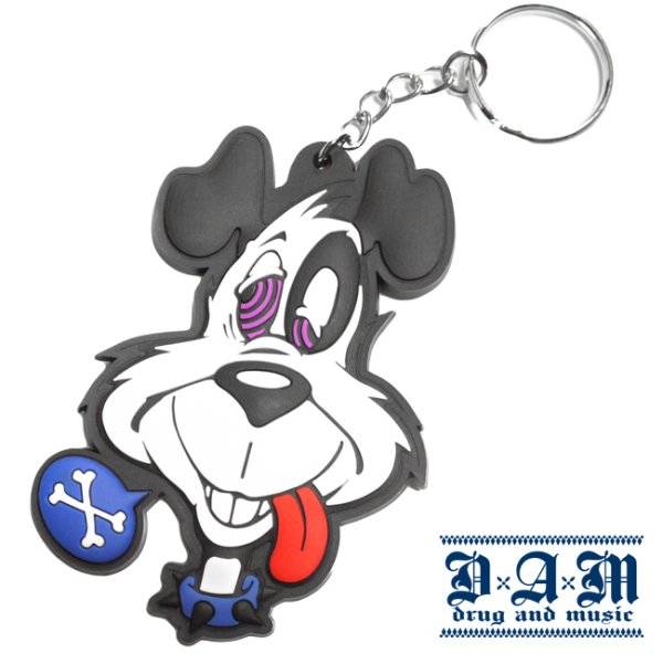 画像1: [DxAxM]-DOG KEYCHAIN-BLUE- (1)