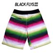 画像2: -SALE-[BLACK FLYS]-BF SARAPE SURF TRANKS-GRN/PNK- (2)