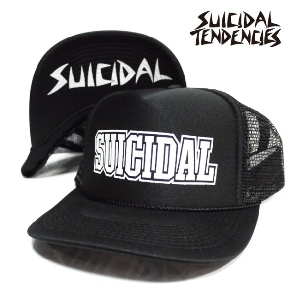 画像1: [SUICIDAL TENDENCIES]-Block SUICIDAL OG Flip Up-BKxWHT- (1)