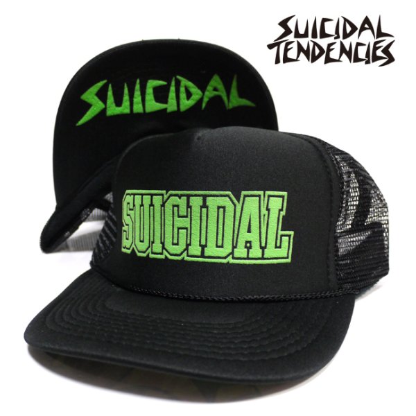 画像1: [SUICIDAL TENDENCIES]-Block SUICIDAL OG Flip Up-BKxGRN- (1)