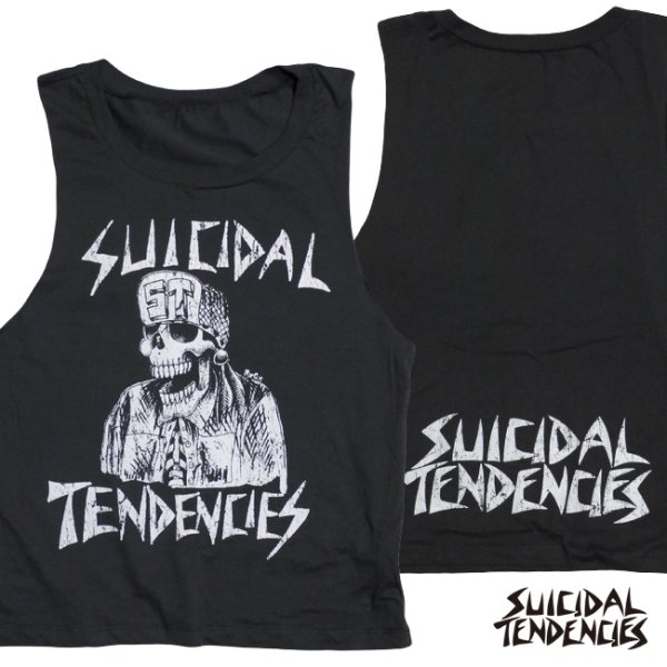 画像1: [SUICIDAL TENDENCIES]-Girl BH Flipskull Muscle Tee Sleevless- (1)