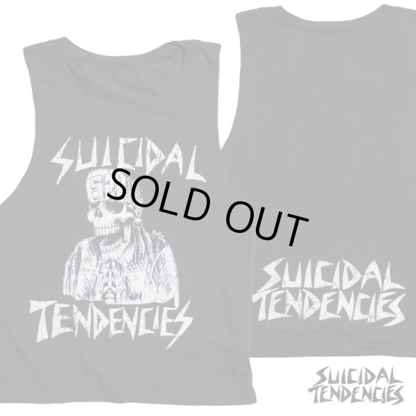 画像1: [SUICIDAL TENDENCIES]-Girl BH Flipskull Muscle Tee Sleevless- (1)
