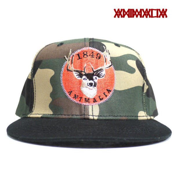 画像1: [ANIMALIA]-Deer Cotton Cap-CAMO- (1)