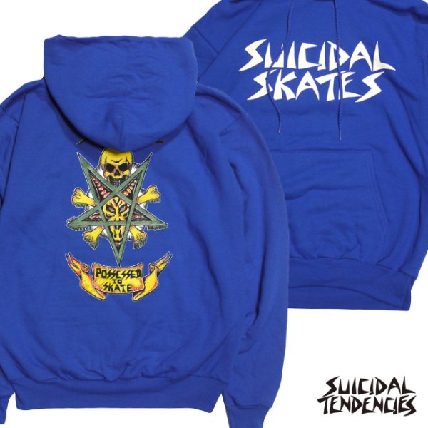 画像1: [SUICIDAL TENDENCIES]-Suicidal Skates Hoodie-Royal- (1)