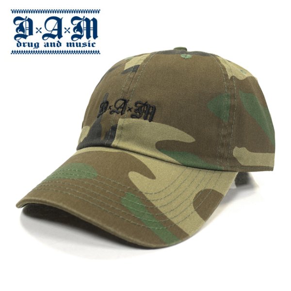 画像1: [DxAxM]-LOGO 6 Panel Cap-CAMO- (1)