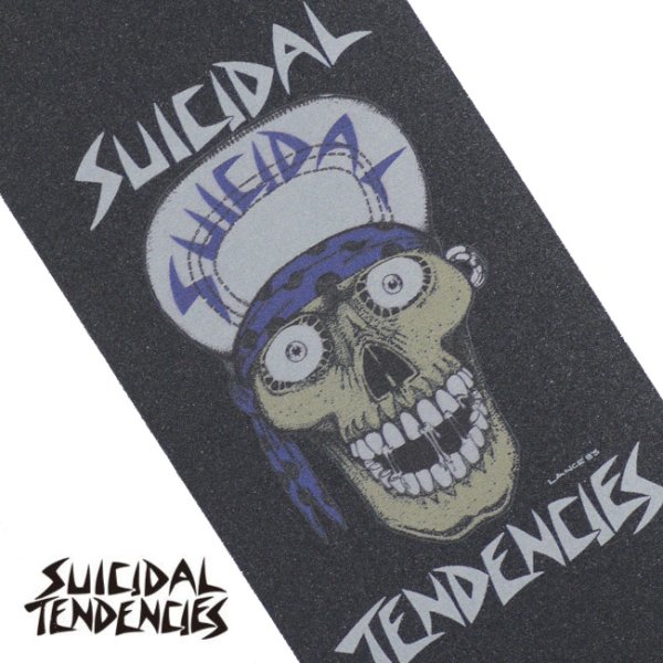 画像1: [SUICIDAL TENDENCIES]-Mob Griptape Sheet Skull- (1)