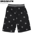 画像2: -SALE-[BROOKLYN CLOTH]-Starred Jogger Shorts-BK- (2)