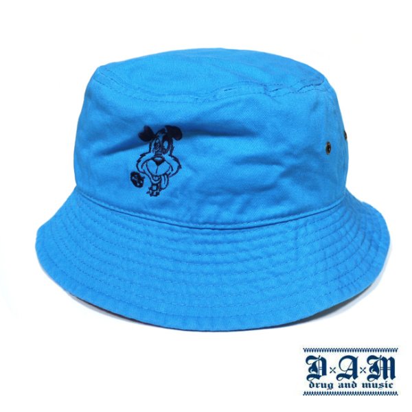 画像1: [DxAxM]-DOG BUCKET HAT-Lt BLUE- (1)