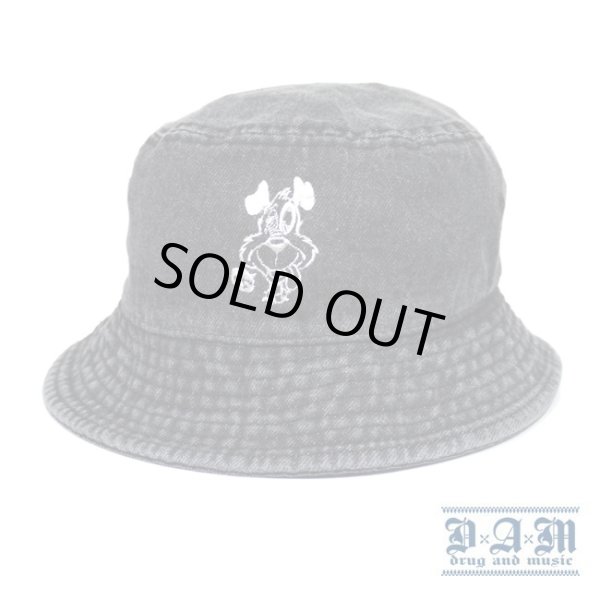 画像1: [DxAxM]-DOG BUCKET HAT-DENIM BK- (1)