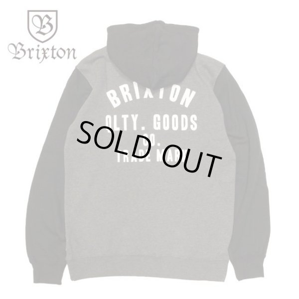 画像2: -40%off-[Brixton]-WOODBURN HOOD FLEECE-H CCL/BK- (2)