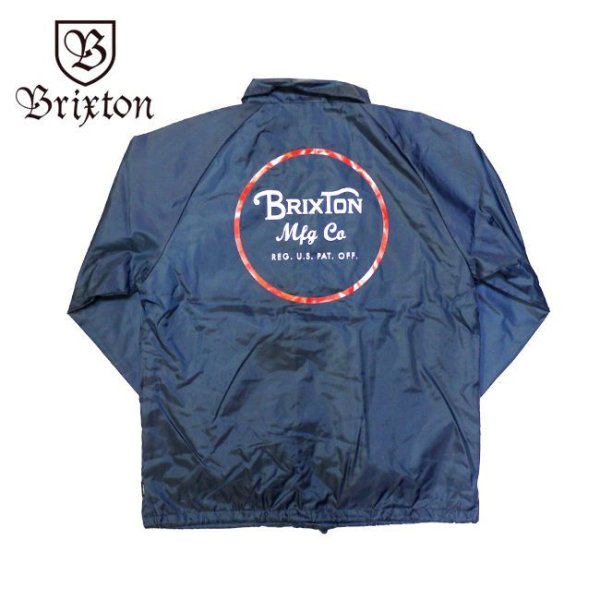 画像2: -30%off-[Brixton]-WHEELER JACKET-NAVY- (2)