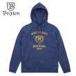 画像1: -40%off-[Brixton]-RYDELL HOOD FLEECE-NAV- (1)