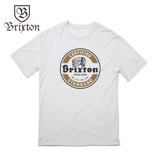 画像1: -30%off-[Brixton]-SOTO S/S STANDARD TEE-WHT- (1)