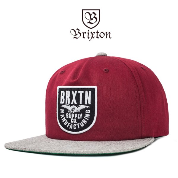 画像1: [Brixton]-ALLIANCE SNAPBACK-BGD/LH GRY- (1)