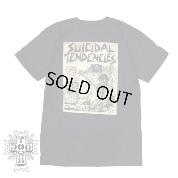 画像1: [DOGTOWN]-Suicidal T-Shirt Punk Flyer Tee-BK- (1)