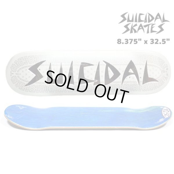 画像1: [SUICIDAL SKATES]-Bandana Skateboard Deck-GRY- (1)