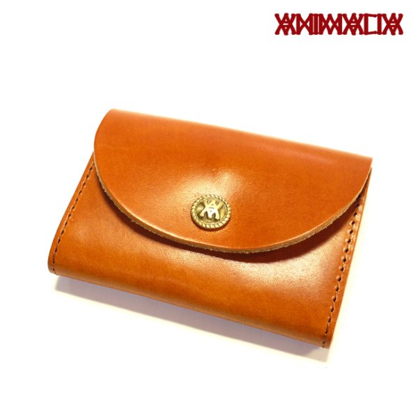 画像1: [ANIMALIA]-Chisholm Trail Card Case-BROWN- (1)