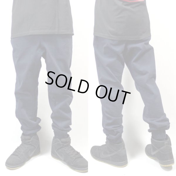 画像3: [NEO BLUE]-7611 NAVY Twill Jogger Pants- (3)