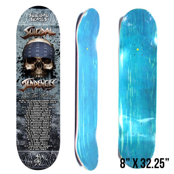 画像1: [SUICIDAL TENDENCIES]-LIMITED EDITION 2016 Fall US Tour Popsicle Deck-8"x32.25"- (1)