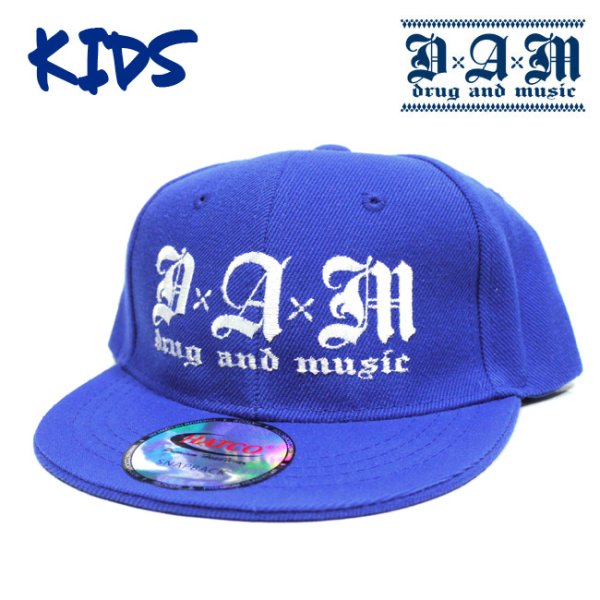 画像1: [DxAxM]-KLASSiC "KIDS" Snap Back Cap-ROYAL- (1)