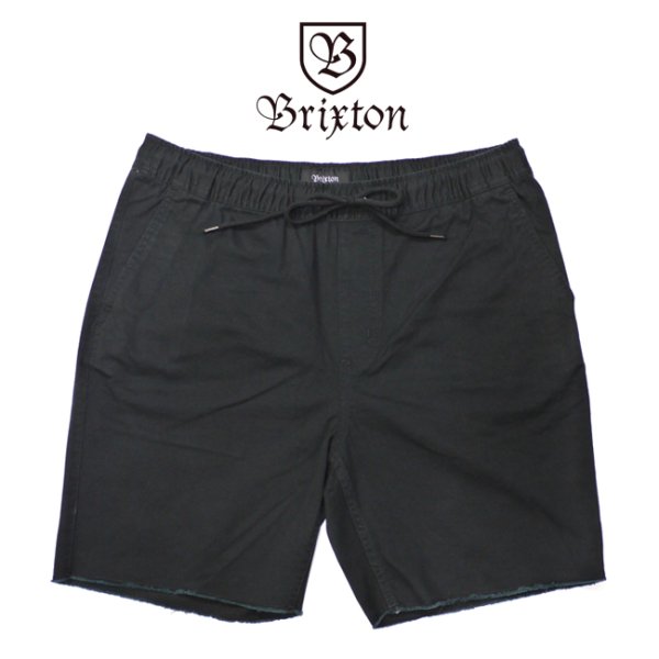 画像1: [BRIXTON]-MADRID SHORTS-BLACK- (1)