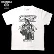 画像1: [SANTAMONICA SUMMER WEAR]-SUICIDE SKULL Tee-WHTxBLK- (1)