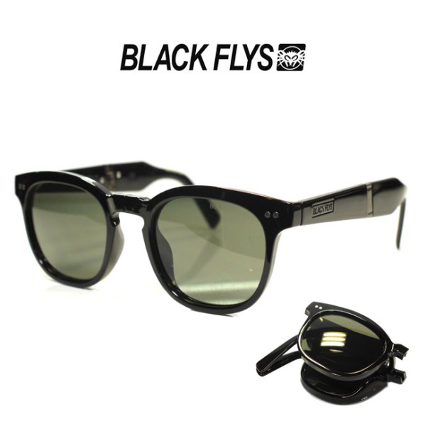 画像1: [BLACK FLYS]-FLY GIBSON FOLD-BLK/GRN- (1)