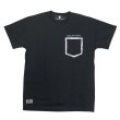 画像2: [DxAxM]-PAISLEY POCKET Tee-BLACK- (2)