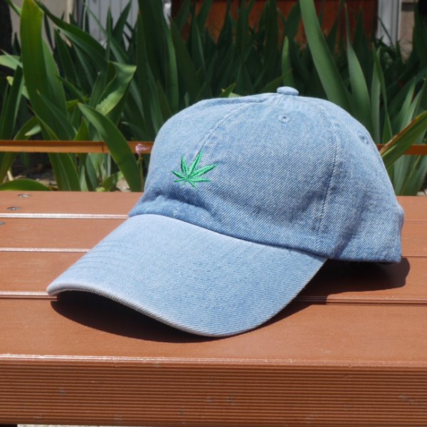 画像1: [DxAxM]-LEAF 6 Panel Cap-Lt BLU- (1)