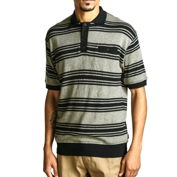 画像3: [BRIXTON]-MILPAS JASON JESSEE S/S POLO KNIT- (3)