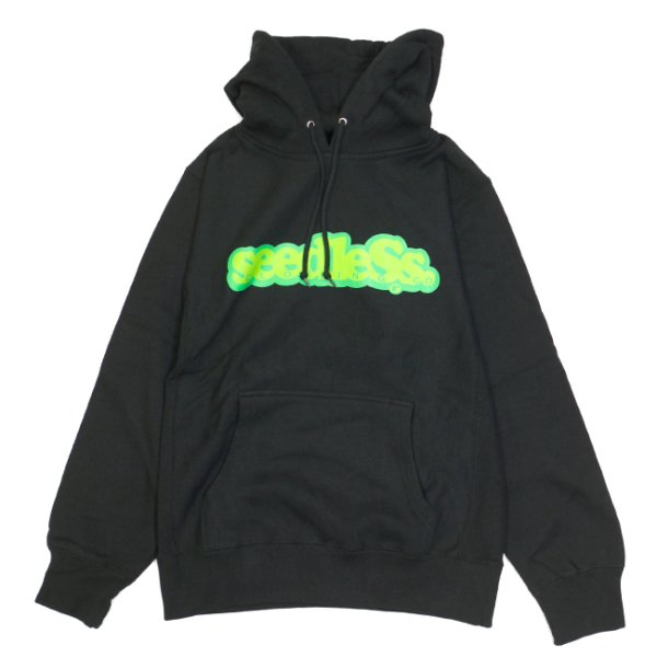 画像1: [seedleSs]-COOP PULL OVER HOODY-black- (1)