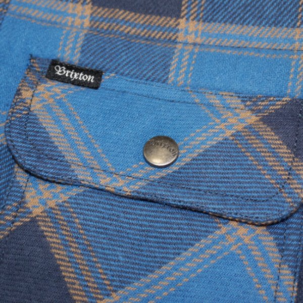 画像4: [BRIXTON]-CASS JACKET-BLUE- (4)