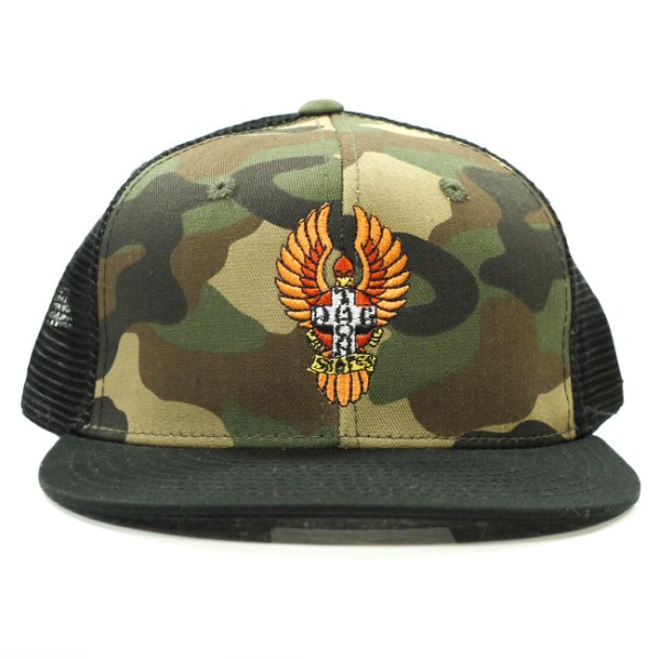 画像1: [DOGTOWN]-Embroidered Bigfoot Camo Mesh Cap- (1)