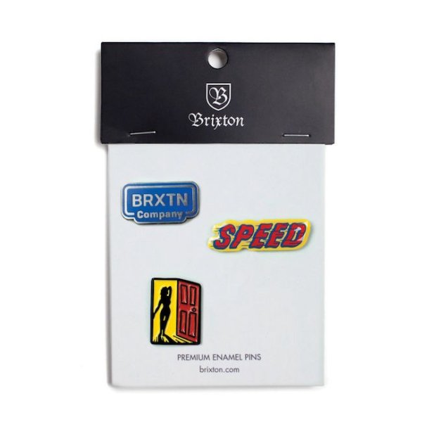 画像1: [BRIXTON]-ACCELERATE PIN PACK- (1)