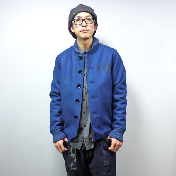 画像1: ※50%OFF!! [DxAxM]-Button PHARAOH JKT-NAVY- (1)