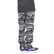 画像2: [NEO BLUE]-7627 Camo Black Denim Jogger Pants - (2)