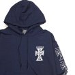 画像3: [Jay Adams]-Original Cross Logo Hooded Pullover-Navy- (3)