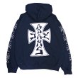 画像2: [Jay Adams]-Original Cross Logo Hooded Pullover-Navy- (2)