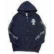 画像1: [Jay Adams]-Original Cross Logo Zip Hood-Navy- (1)